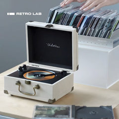 iretrolab Retro Portable CD Player with Bluetooth & Rechargeable Battery