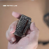 iretrolab Vintage Cast Copper Kerosene Lighter – Textured Mechanical Design