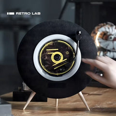 iretrolab Flying Disc CD Player – Bluetooth 5.4 Speaker & Ambient Light
