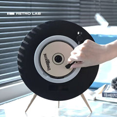 iretrolab Flying Disc CD Player – Bluetooth 5.4 Speaker & Ambient Light