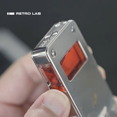 iretroLab Transparent Kerosene Lighter – Retro Mechanical Flip Ignition