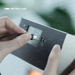 iretrolab Automatic Flip Electronic Calendar – Smart Perpetual Desk Display