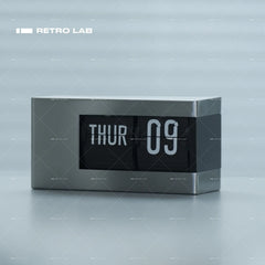 iretrolab Automatic Flip Electronic Calendar – Smart Perpetual Desk Display
