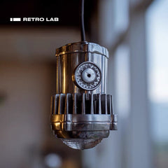 iretrolab Vintage Industrial Bullet Design Pendant Lamp, Cast Aluminum