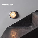 iretrolab Mini Vintage Wall Sconce, Cast Aluminum LED Light for Corridor & Stairway
