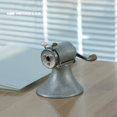 iretrolab All-metal Pencil Sharpener, Hand-crank Pencil Sharpener
