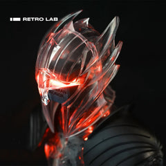 iretrolab The Dragon Knight – Steampunk Dragon Helmet Lamp