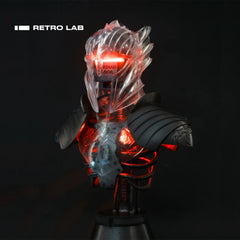 iretrolab The Dragon Knight – Steampunk Dragon Helmet Lamp