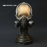 iretrolab Steampunk Skull Sculpture Lamp,Vintage Industrial Ambient Light