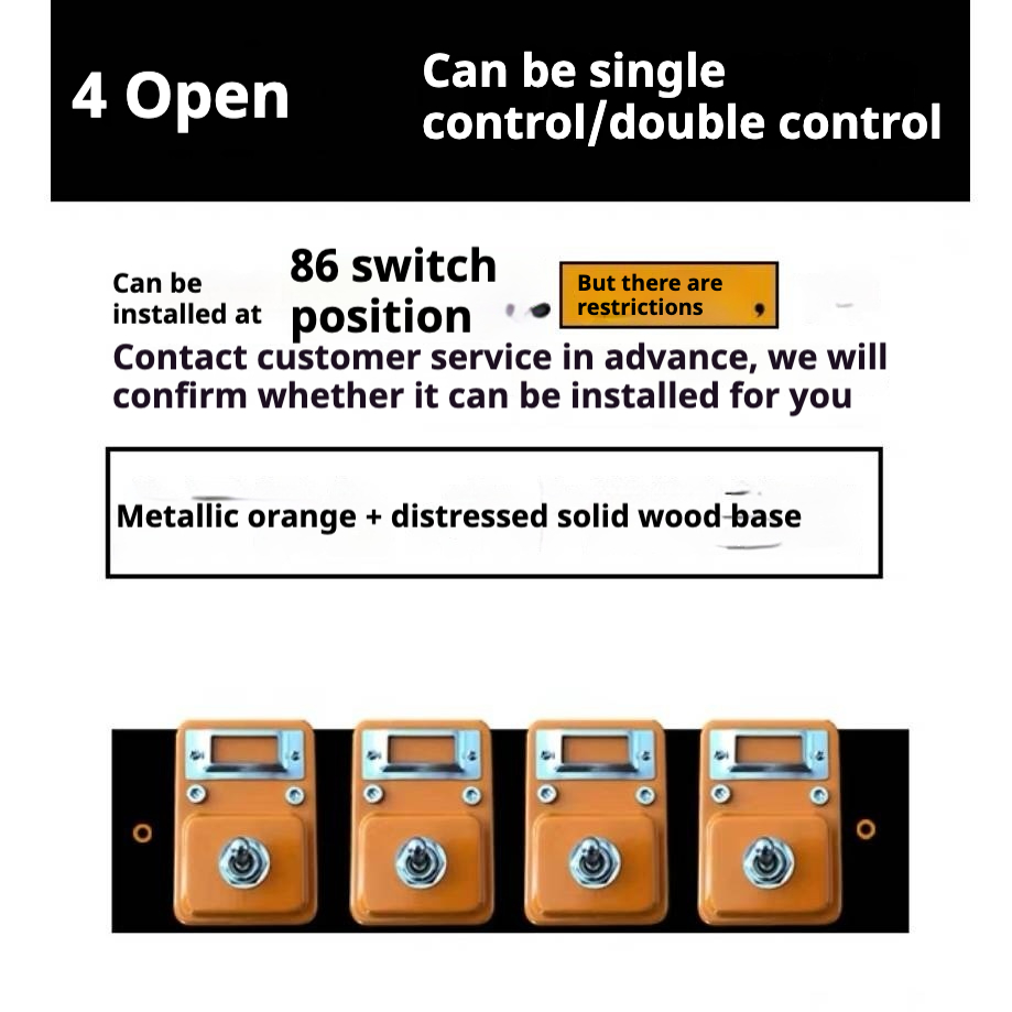 Iretrolab Retro Metal Wall Switch – Industrial Vintage Design with Label Tag