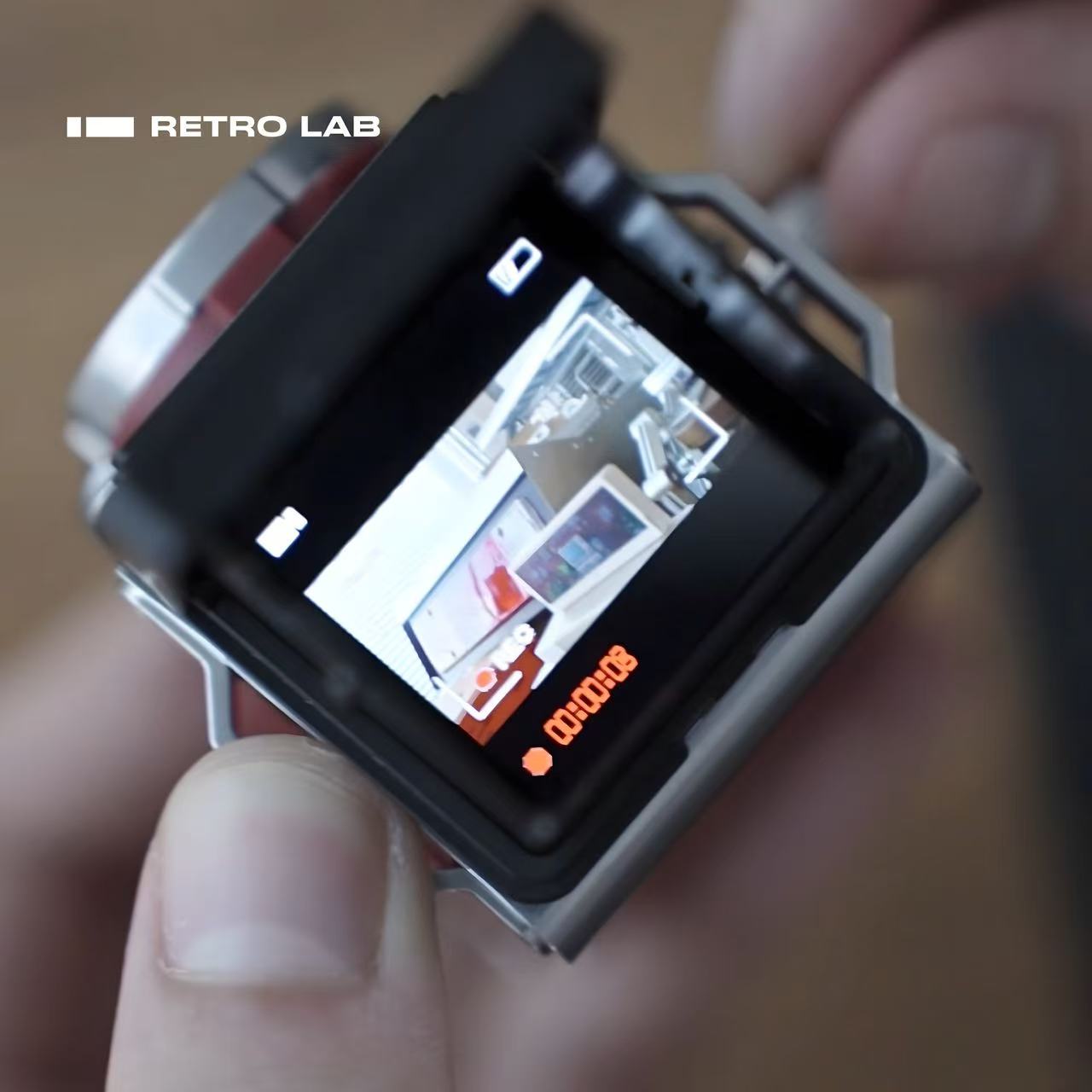 Iretrolab Retro Dual-Lens Digital Camera,Compact Travel & Selfie Camera