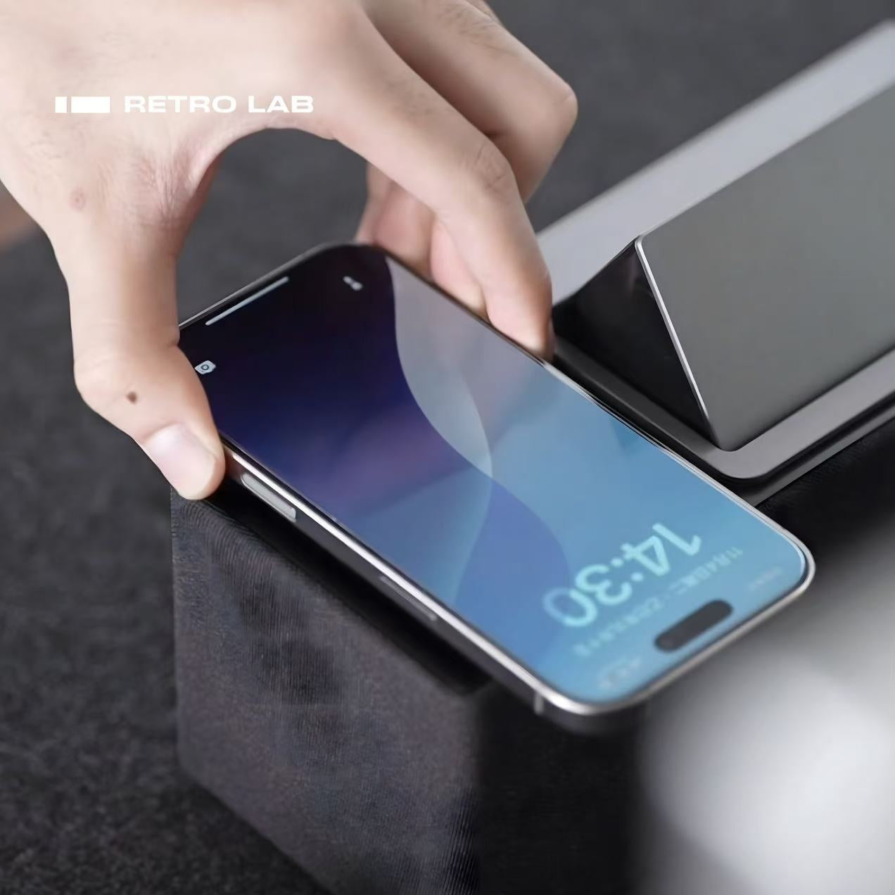 iretrolab Flip-Display Bluetooth Speaker with Lyric Sync, Desk Clock & Ambient Light – Perfect Christmas Gift