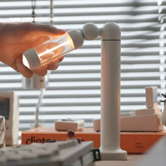 iretrolab Rhino Ambient Table Lamp, Creative Night Light with Rechargeable Design & Multi-Level Dimming