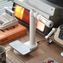 iretrolab Rhino Ambient Table Lamp, Creative Night Light with Rechargeable Design & Multi-Level Dimming