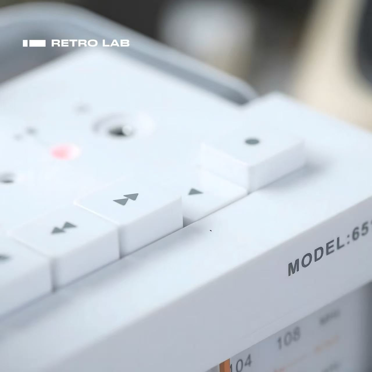 iretrolab Retro Bluetooth Cassette Player with AM/FM Radio