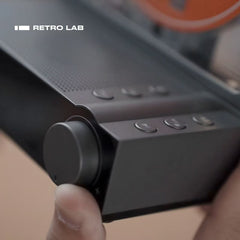 iretrolab All-in-One Transparent CD Player with Bluetooth 5.3