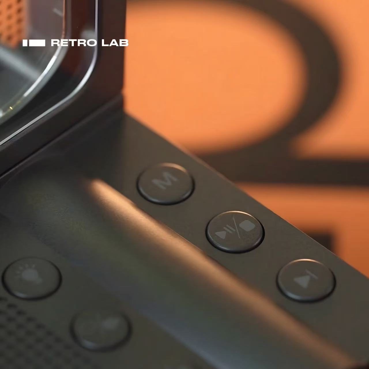 iretrolab All-in-One Transparent CD Player with Bluetooth 5.3