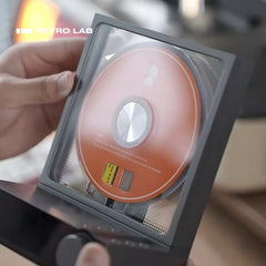 iretrolab All-in-One Transparent CD Player with Bluetooth 5.3
