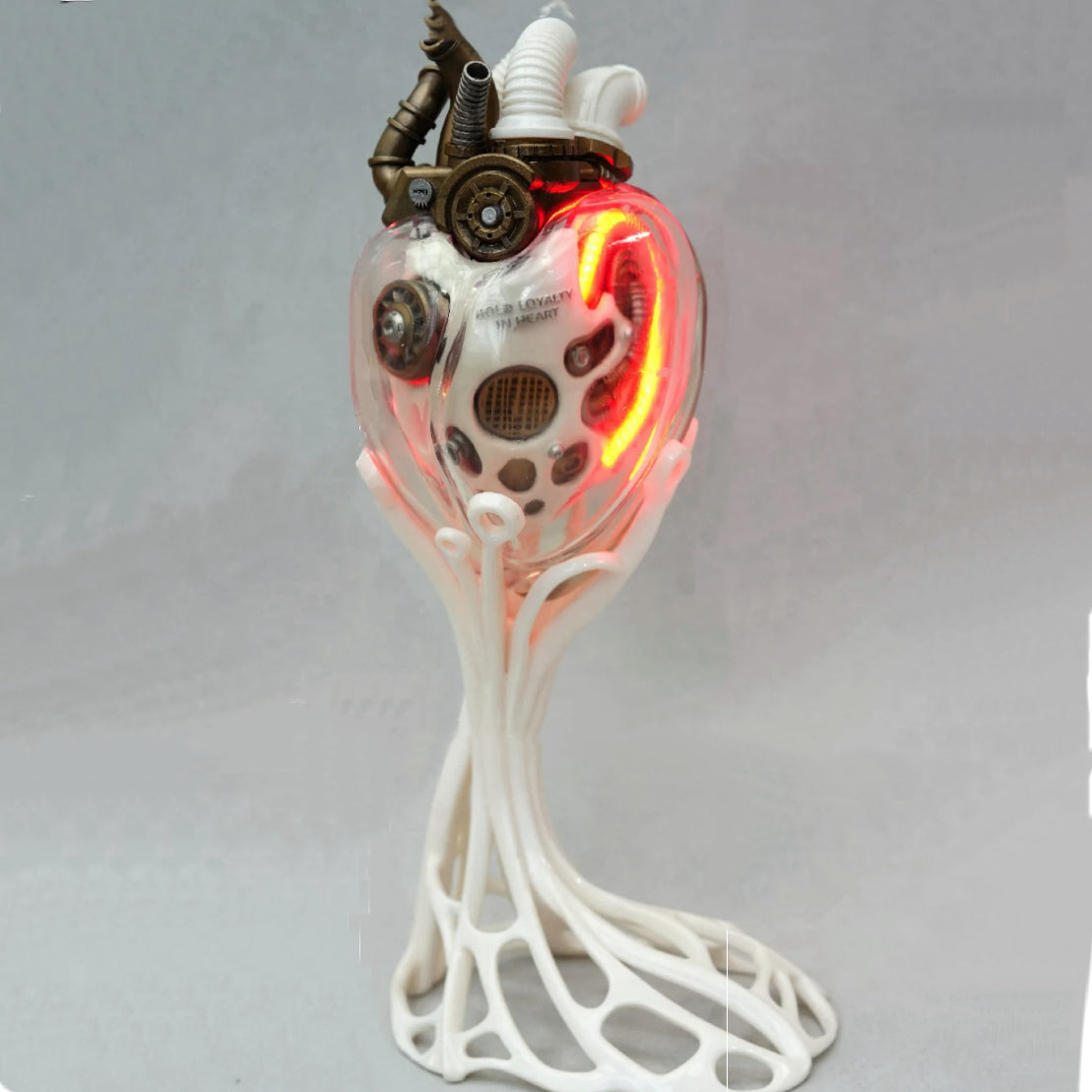 iretrolab Ember Heart – Steampunk Mechanical Heart Sculpture Lamp