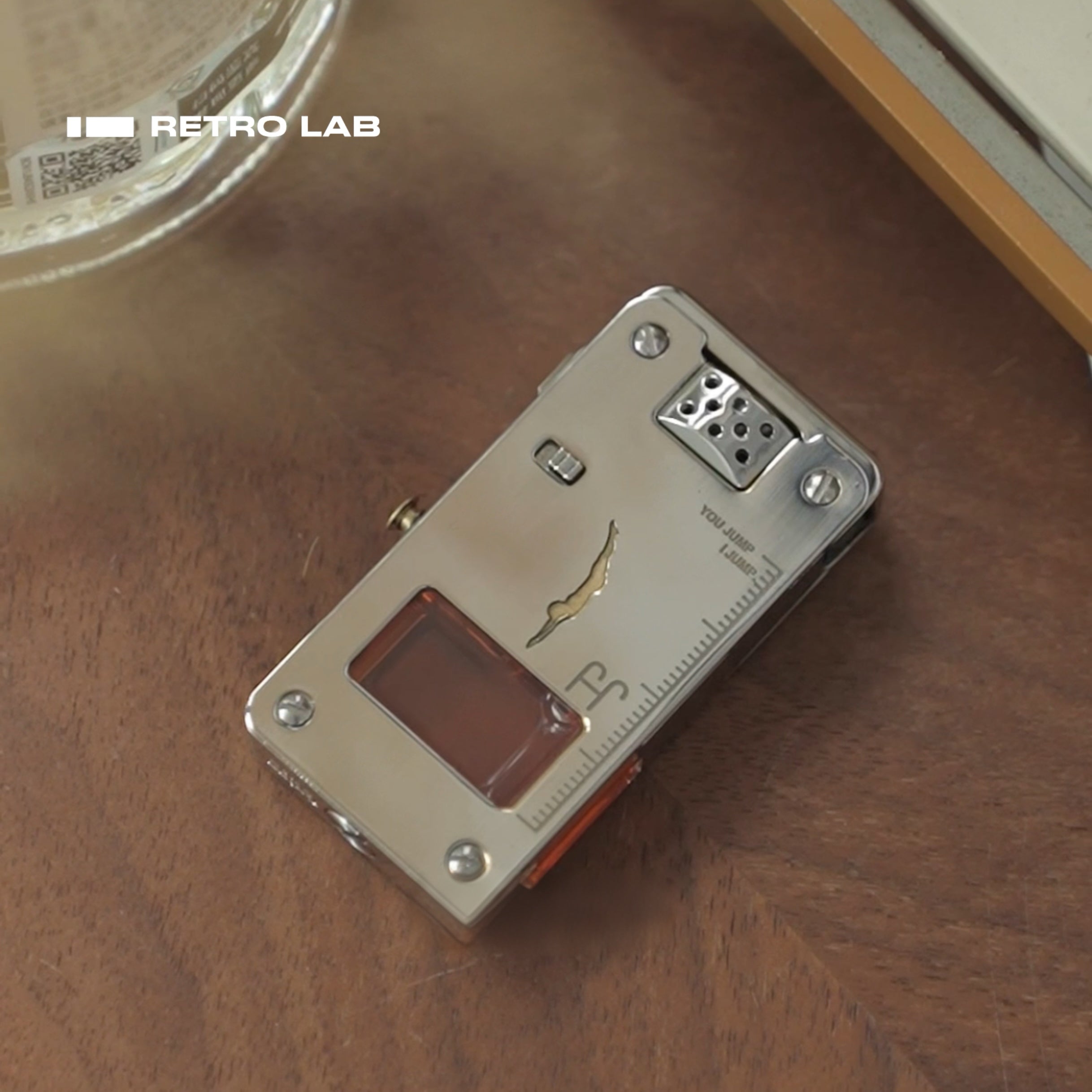 iretroLab Transparent Kerosene Lighter – Retro Mechanical Flip Ignition