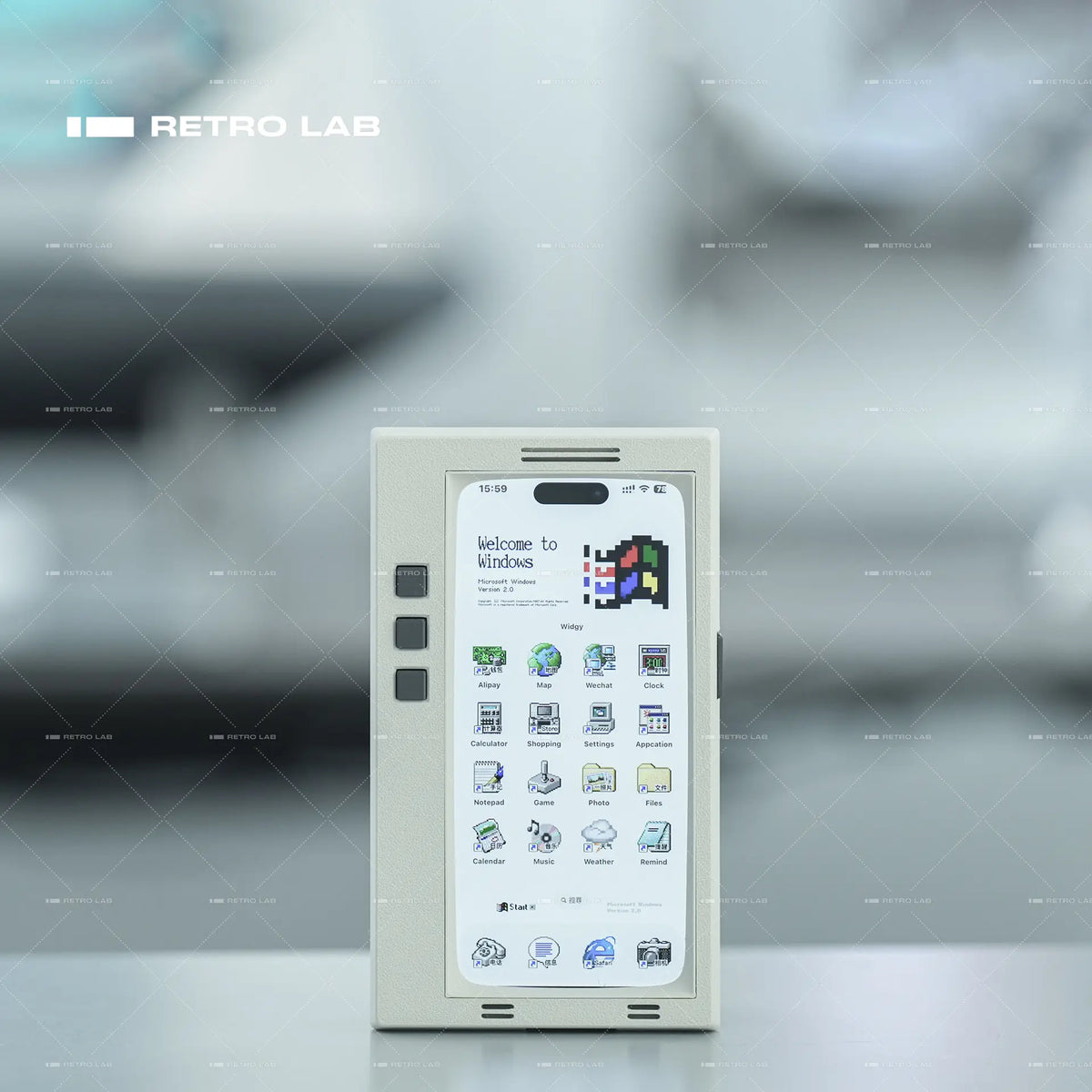 Iretrolab Original Design 3D Printed Retro Protective Phone Case