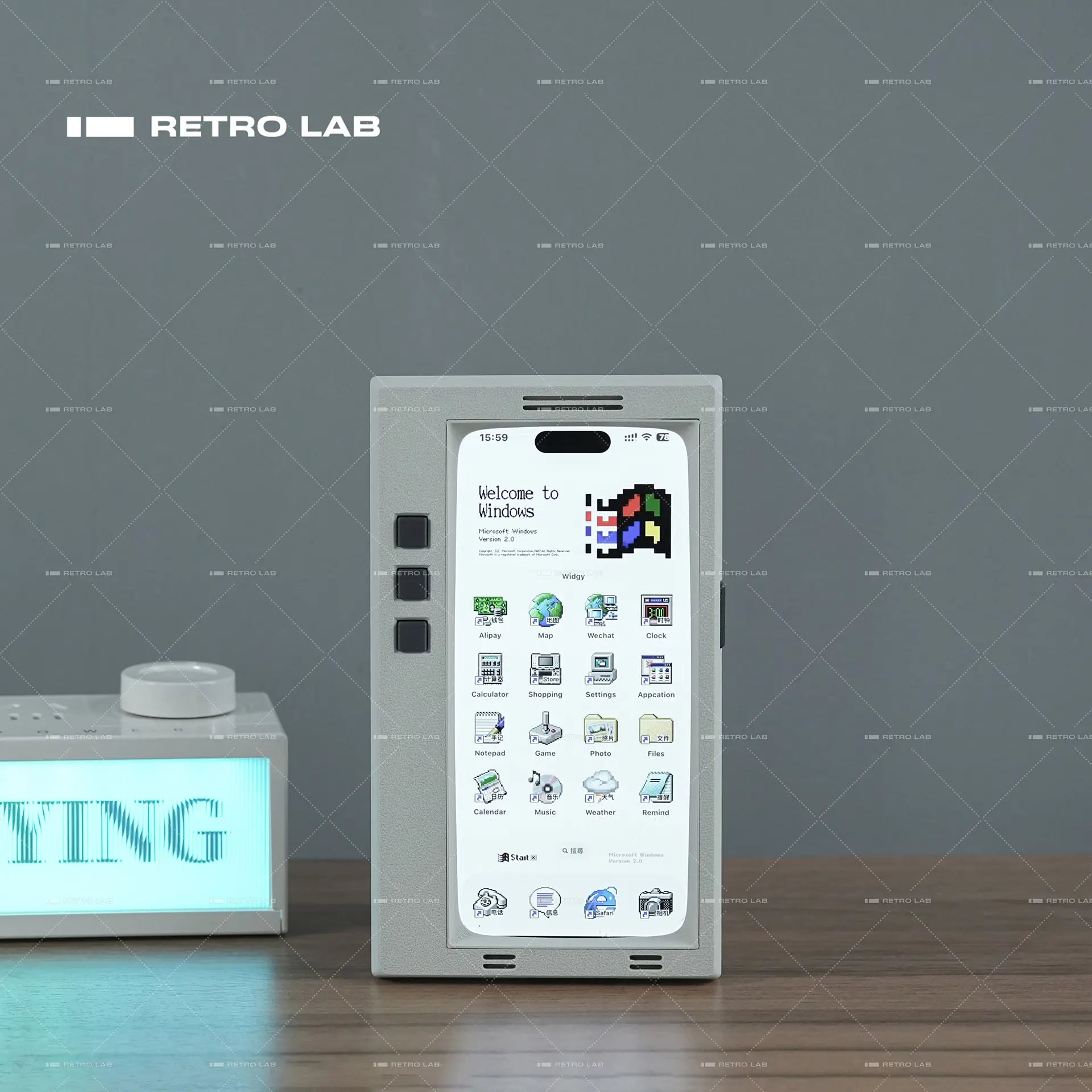 Iretrolab Original Design 3D Printed Retro Protective Phone Case