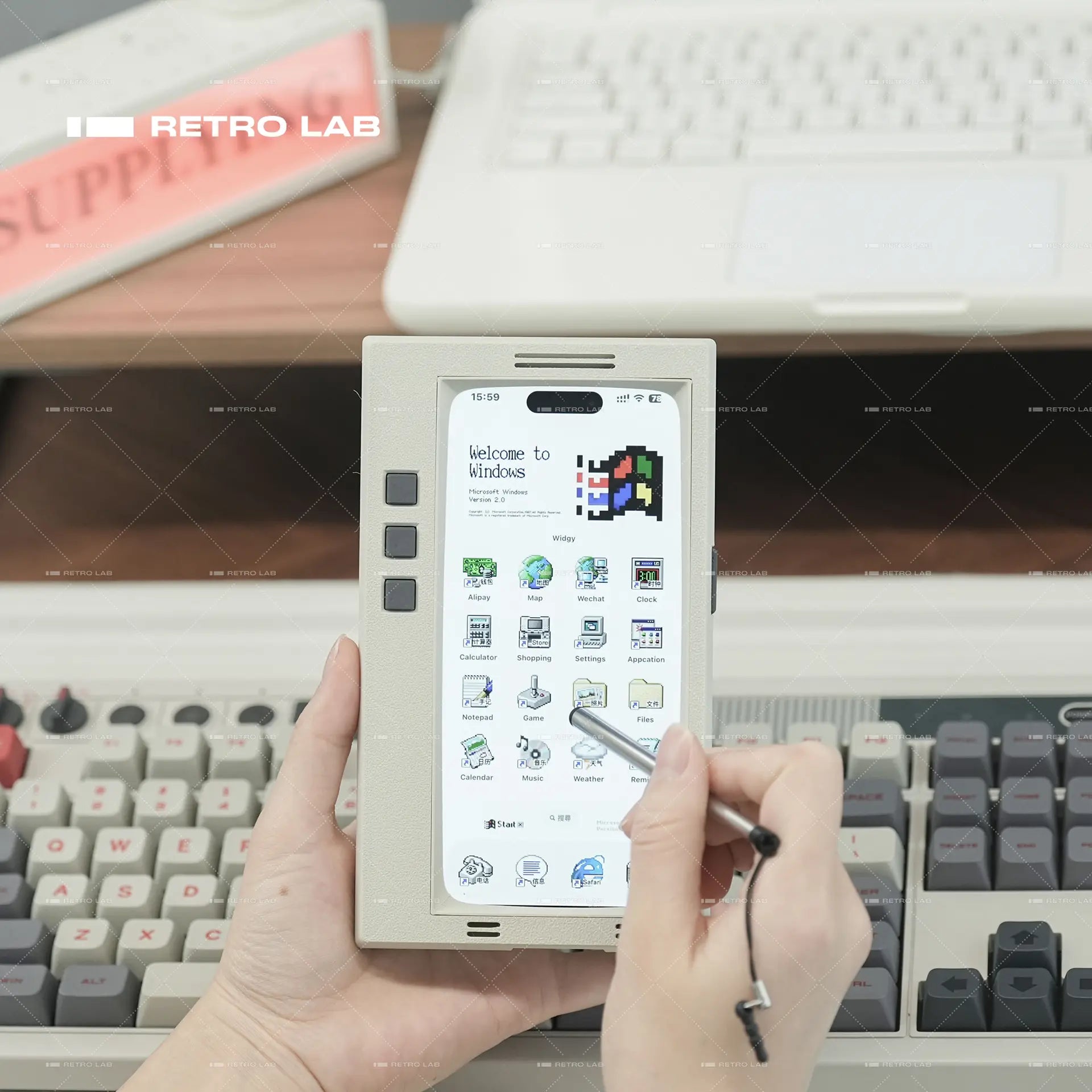 Iretrolab Original Design 3D Printed Retro Protective Phone Case