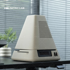 Iretrolab 3D-Printed Workstation Dock – Retro Pyramid Design