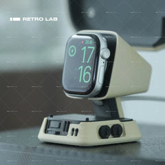 Iretrolab 3D-Printed Pyramid Smartwatch Charging Stand – Retro Industrial Desk Holder