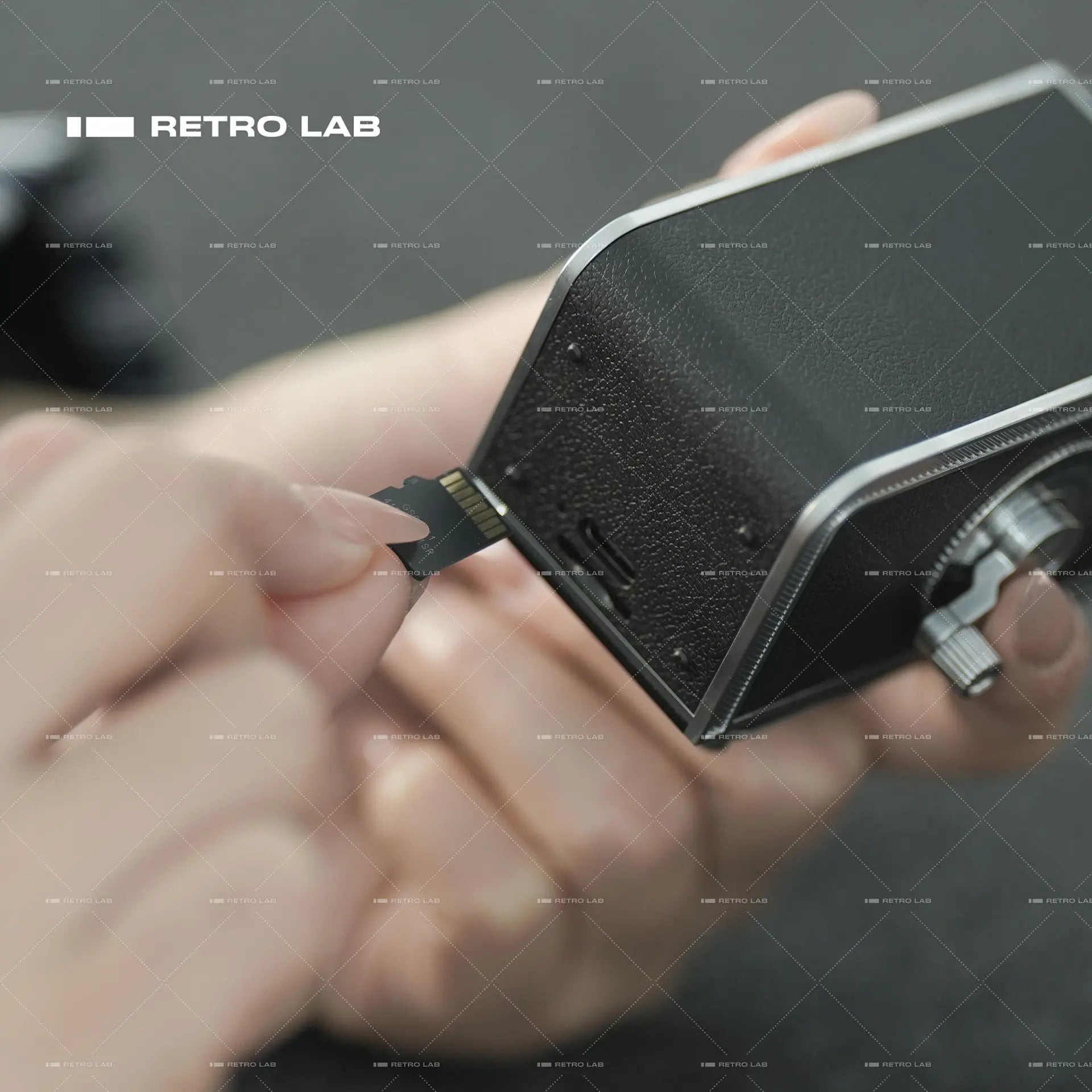 Iretrolab Retro Dual-Lens Digital Camera,Compact Travel & Selfie Camera
