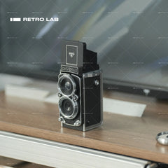 Iretrolab Retro Dual-Lens Digital Camera,Compact Travel & Selfie Camera