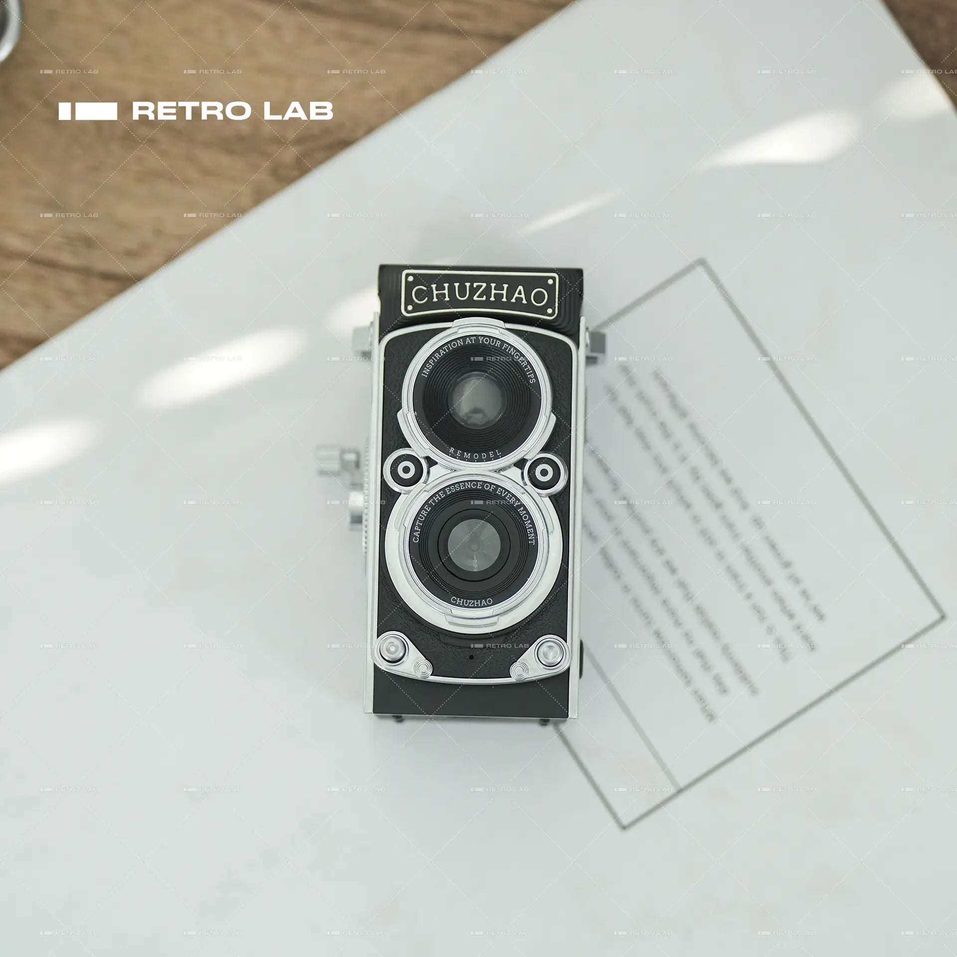 Iretrolab Retro Dual-Lens Digital Camera,Compact Travel & Selfie Camera