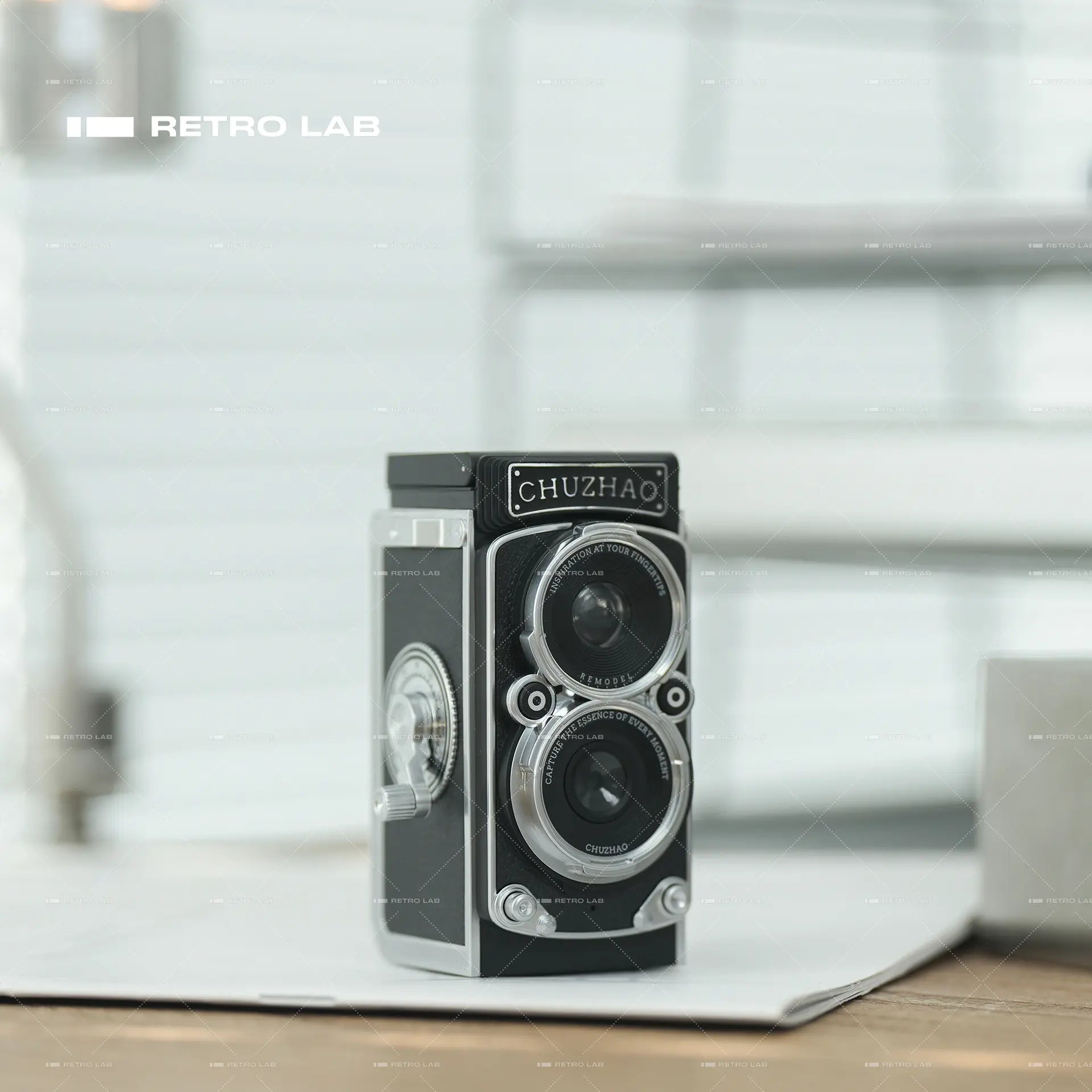 Iretrolab Retro Dual-Lens Digital Camera,Compact Travel & Selfie Camera