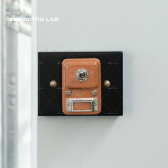Iretrolab Retro Metal Wall Switch – Industrial Vintage Design with Label Tag