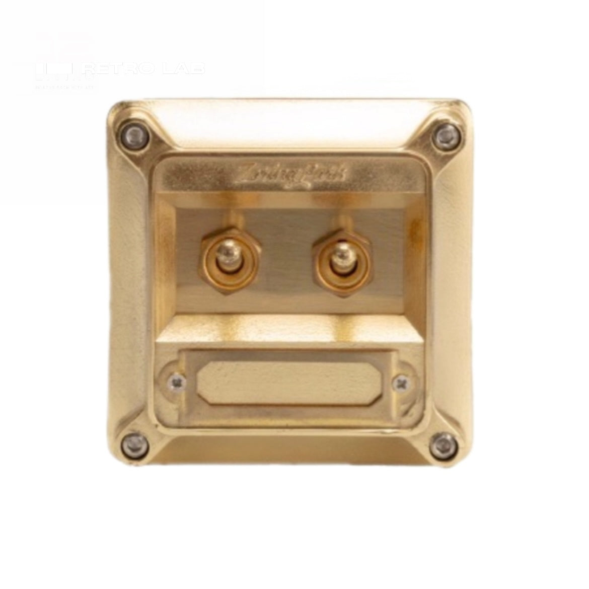 iretrolab Vintage Single/Double Toggle Switch with Copper/Aluminum Panel