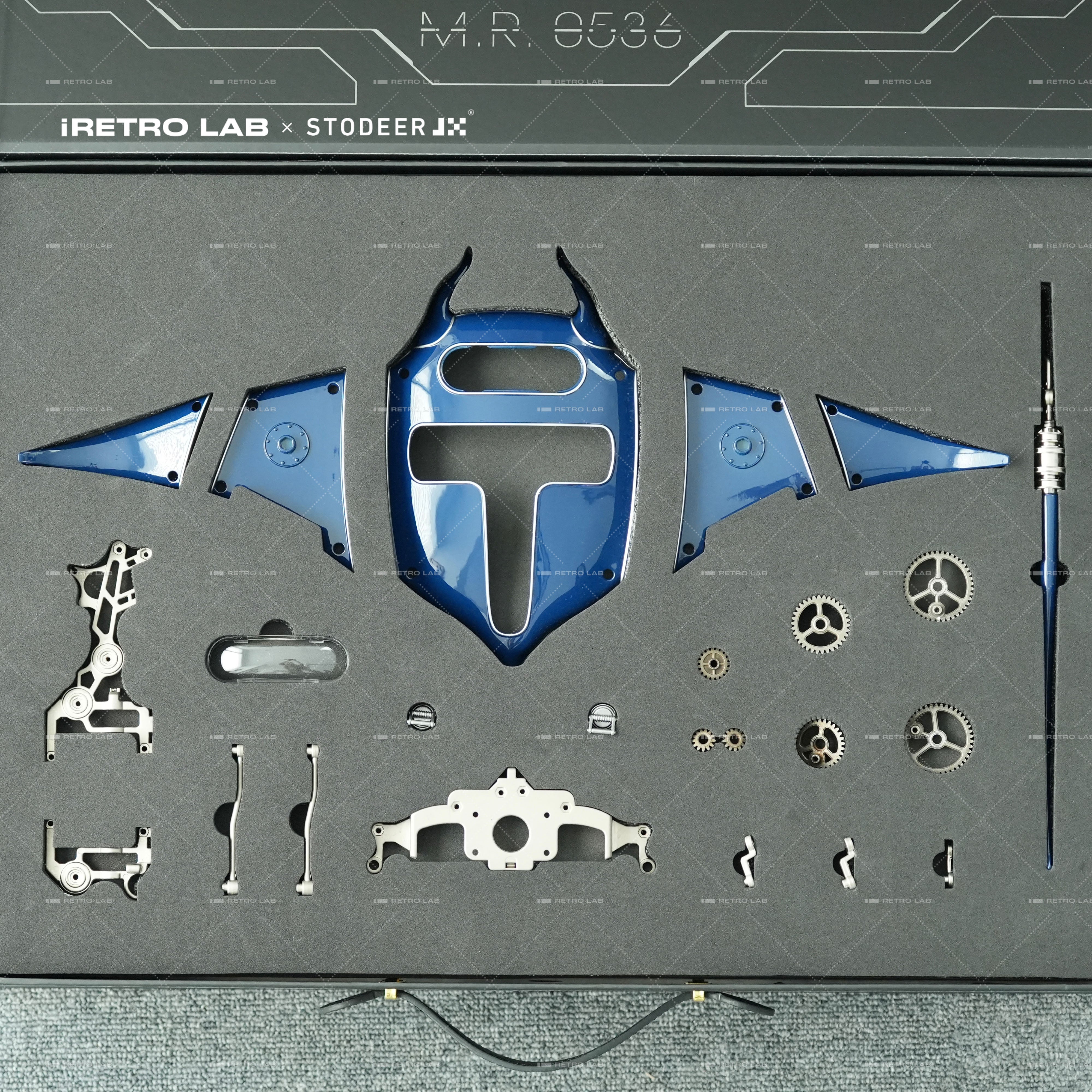 iretrolab Innovative Mechanical Metal Manta Ray Model-Perfect for Decorations and Gifts,Steampunk Style Advanced 3D Kinetic Sculpture kits  SD-01