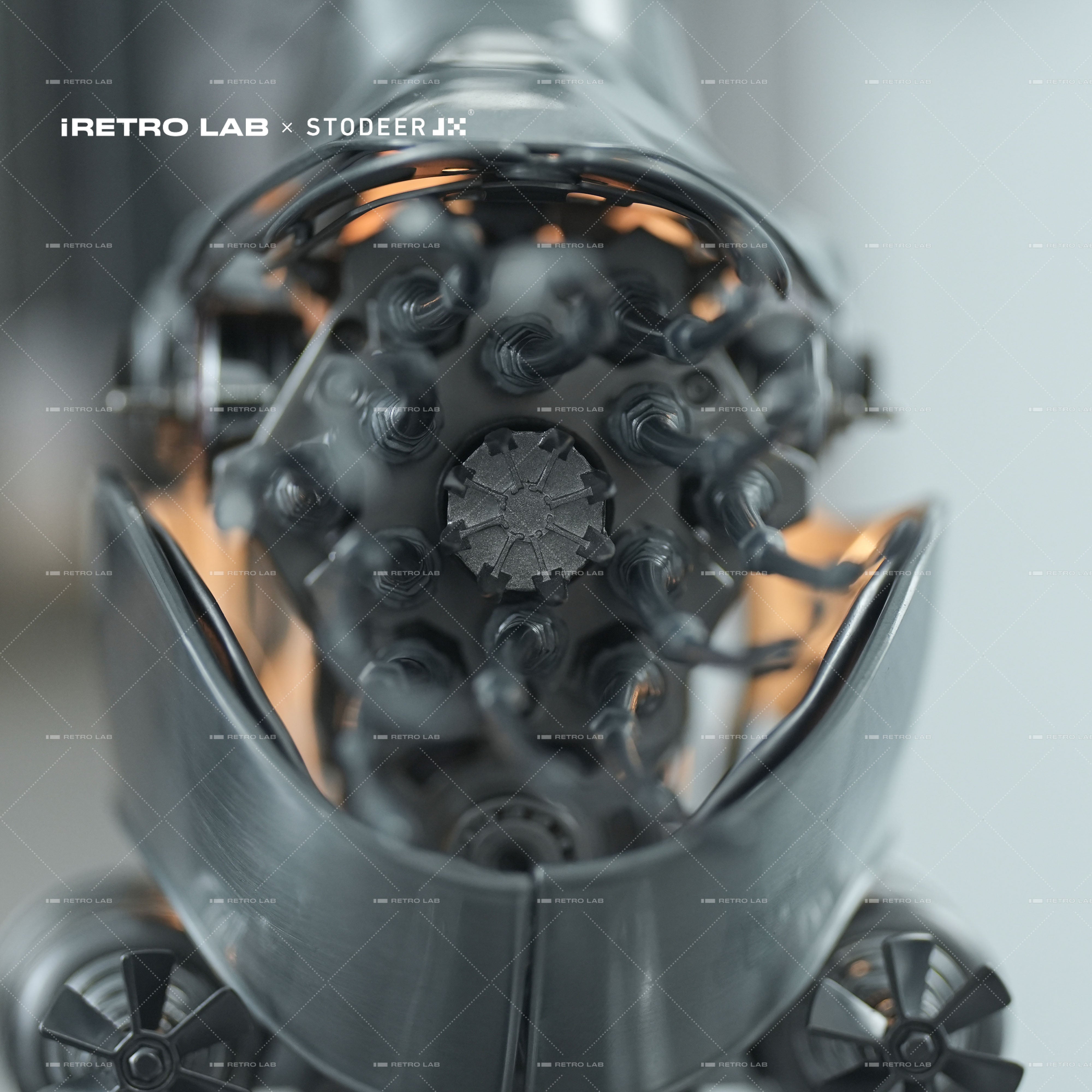 iretrolab Creative Mechanical Metal Nautilus Model, High-end Art Puzzle Kit-The Perfect Fusion of Nature and Art SD-02