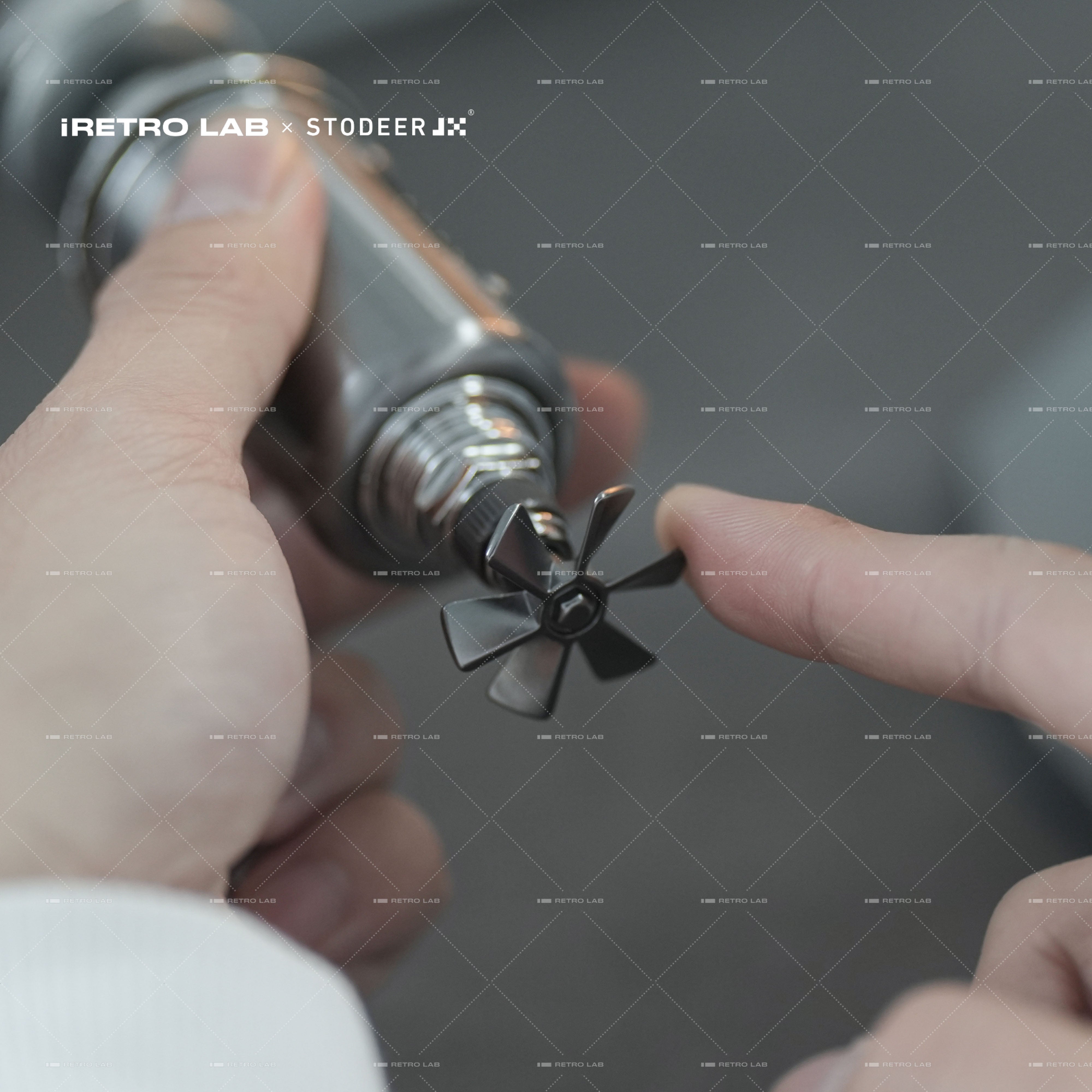 iretrolab Creative Mechanical Metal Nautilus Model, High-end Art Puzzle Kit-The Perfect Fusion of Nature and Art SD-02