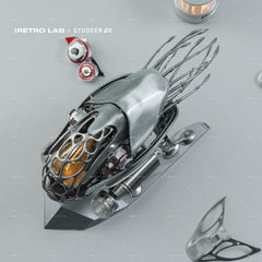 iretrolab Creative Mechanical Metal Nautilus Model, High-end Art Puzzle Kit-The Perfect Fusion of Nature and Art SD-02