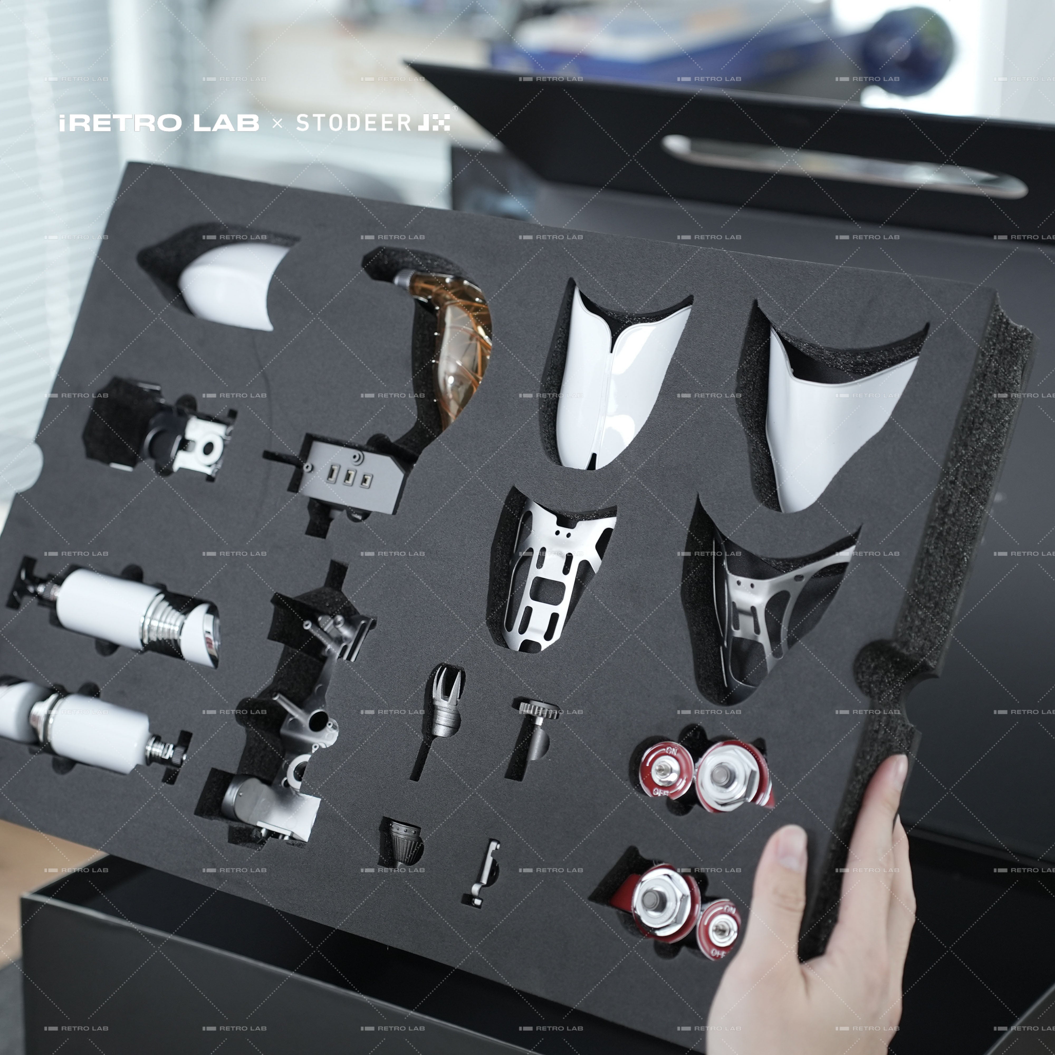 iretrolab Creative Mechanical Metal Nautilus Model, High-end Art Puzzle Kit-The Perfect Fusion of Nature and Art SD-02