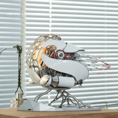 iretrolab Creative Mechanical Metal Nautilus Model, High-end Art Puzzle Kit-The Perfect Fusion of Nature and Art SD-02