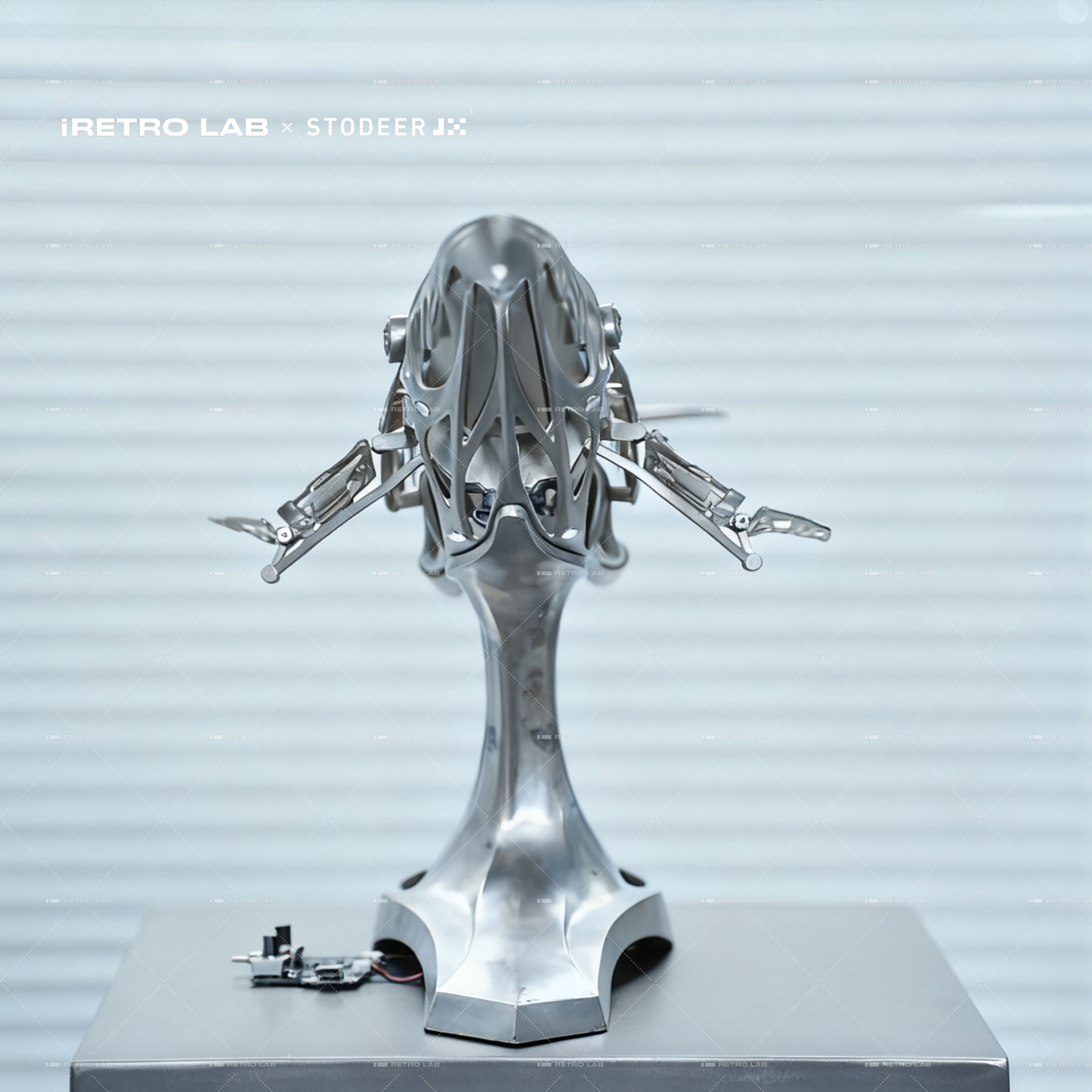 iretrolab Mechanical Metal Humpback Whale Model– Premium Steampunk 3D Metal Art model for Collectors, Decor & Gift Giving-SD-03