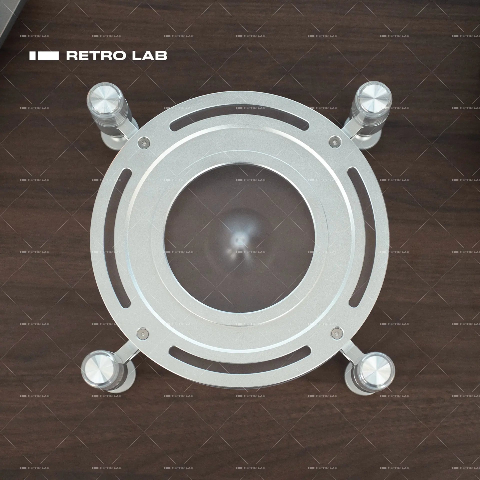 iretrolab Magnetic-Levitation Shock-Absorbing Speaker Stand