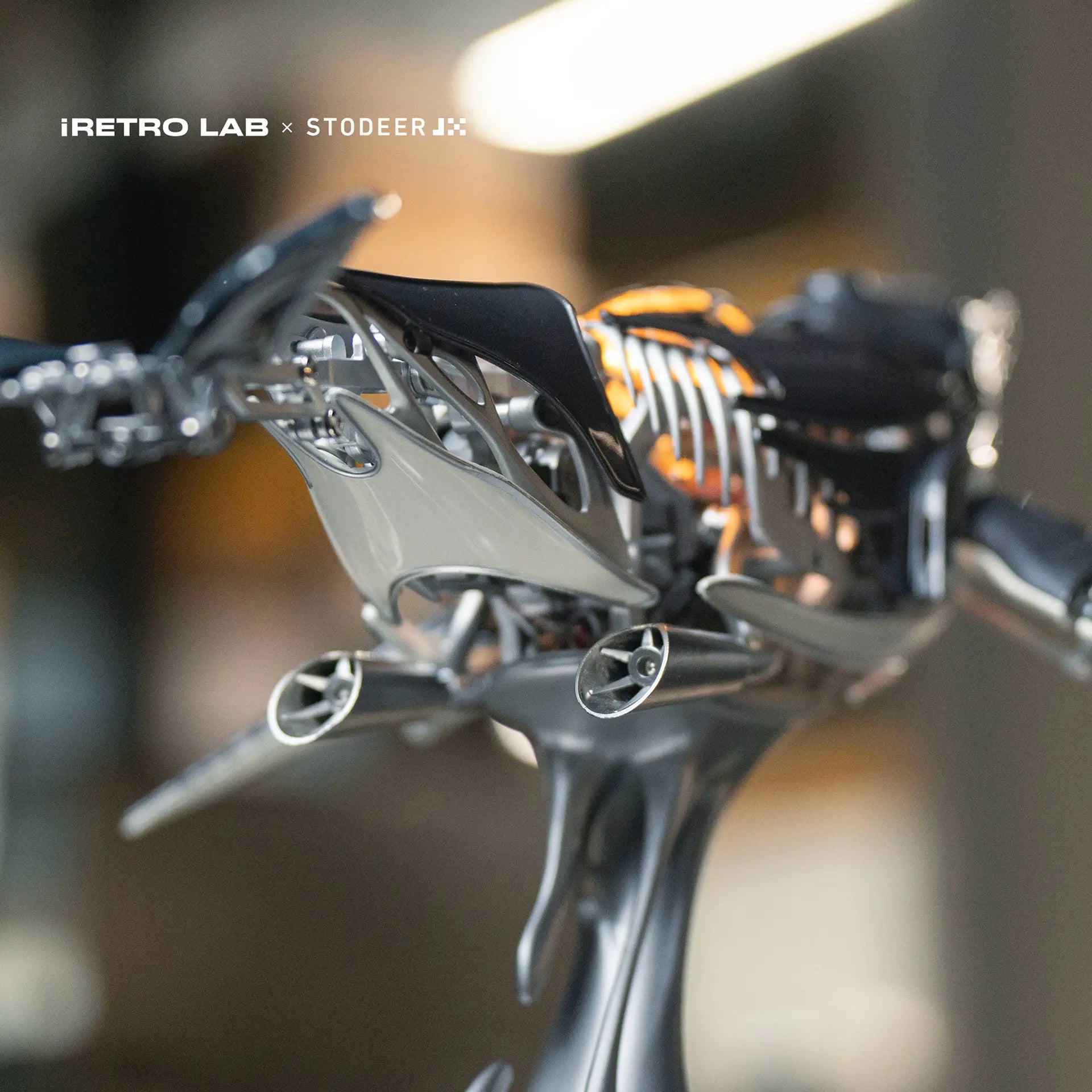 iretrolab Mechanical Metal Humpback Whale Model– Premium Steampunk 3D Metal Art model for Collectors, Decor & Gift Giving-SD-03