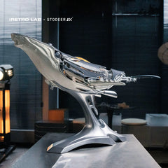 iretrolab Mechanical Metal Humpback Whale Model– Premium Steampunk 3D Metal Art model for Collectors, Decor & Gift Giving-SD-03