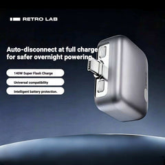 iretrolab 140W Smart Auto Disconnect Charging Adapter