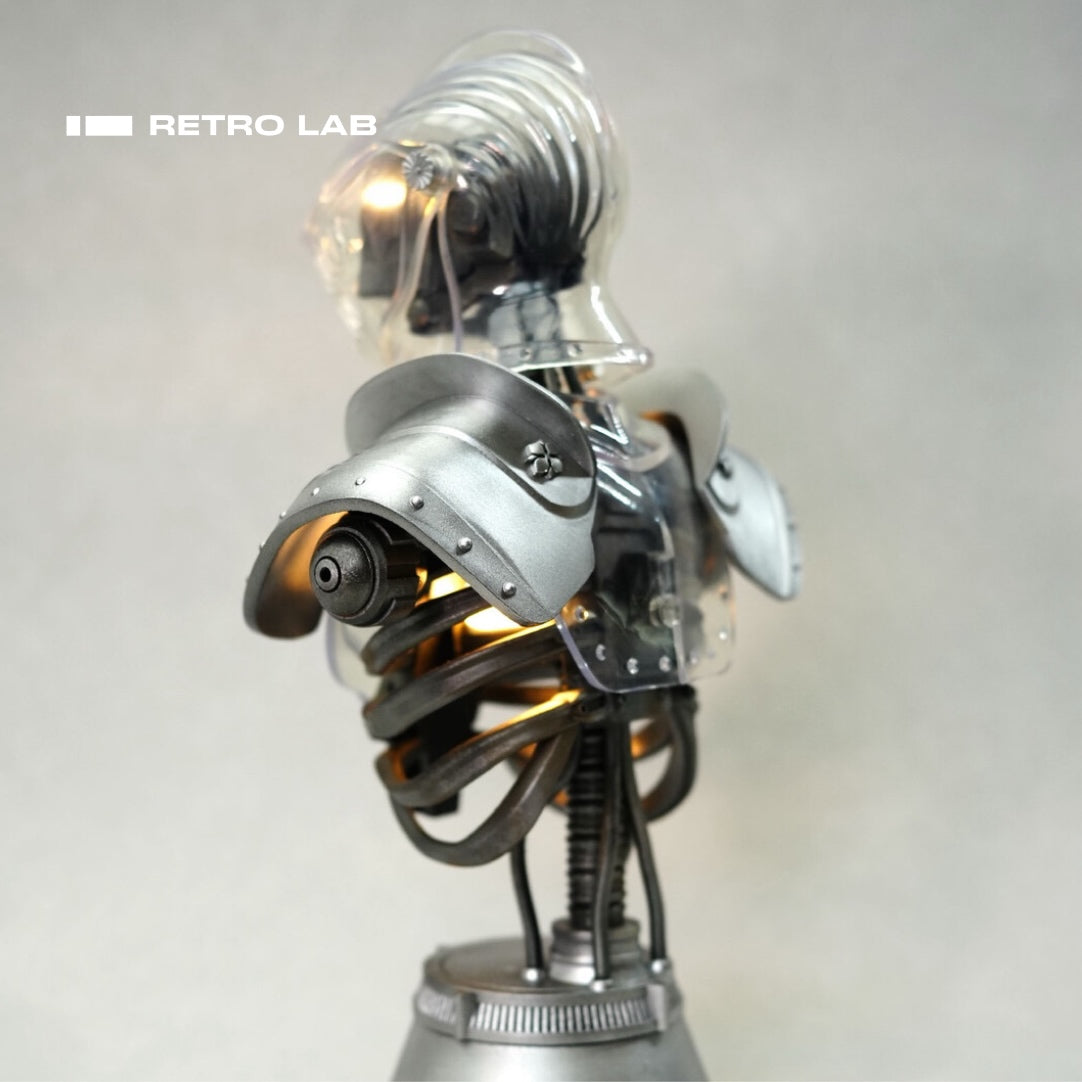 iretrolab The Knight – Steampunk Helmet Lamp
