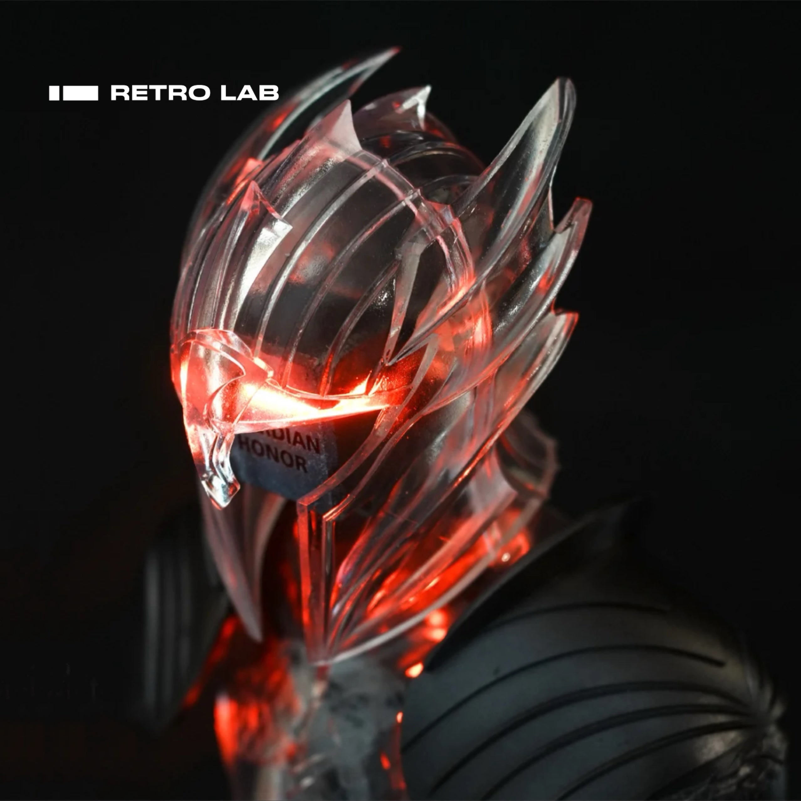 iretrolab The Dragon Knight – Steampunk Dragon Helmet Lamp