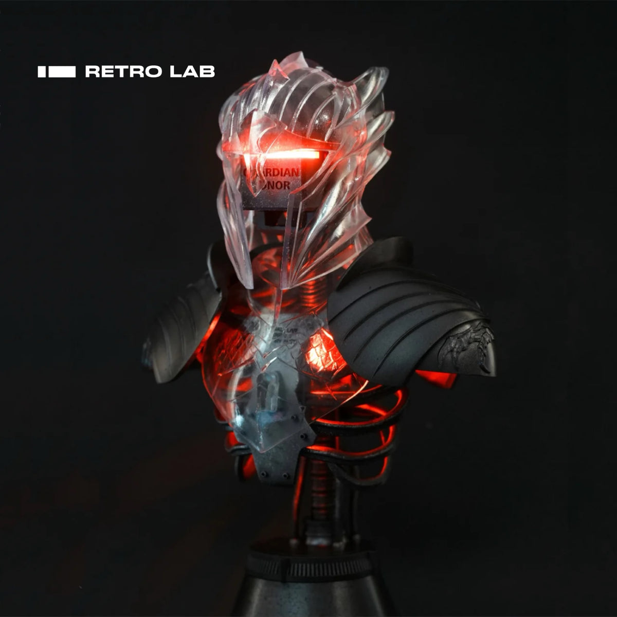 iretrolab The Dragon Knight – Steampunk Dragon Helmet Lamp