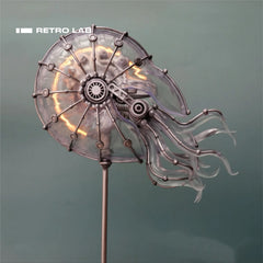 iretrolab Tidal Pulse – Steampunk Mechanical Nautilus Lamp